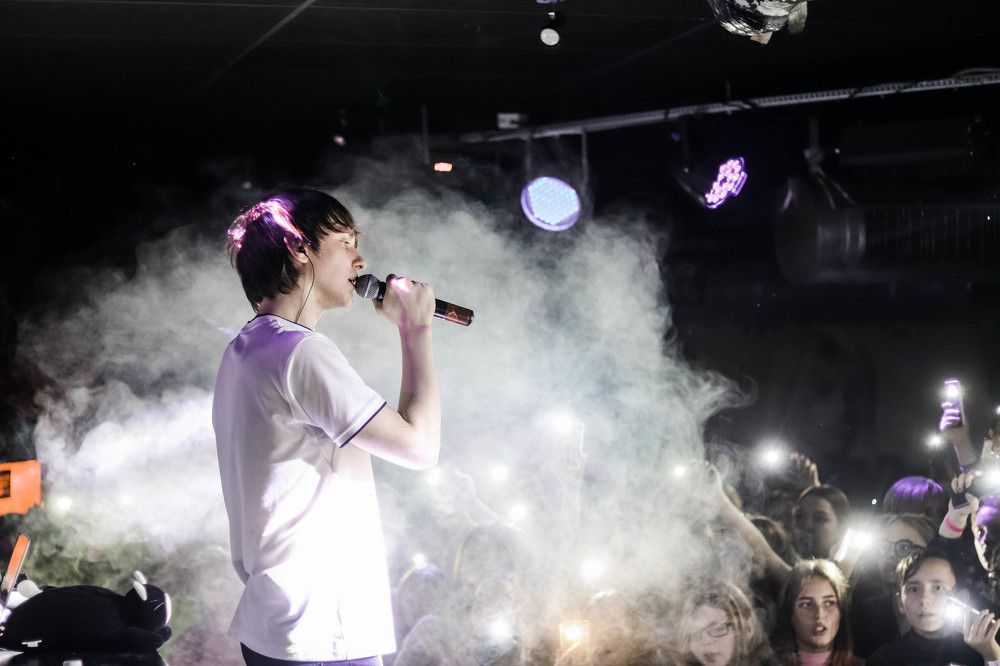 На концерте