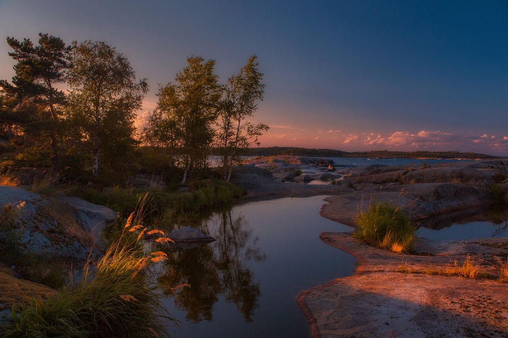 Вечер на Ладоге