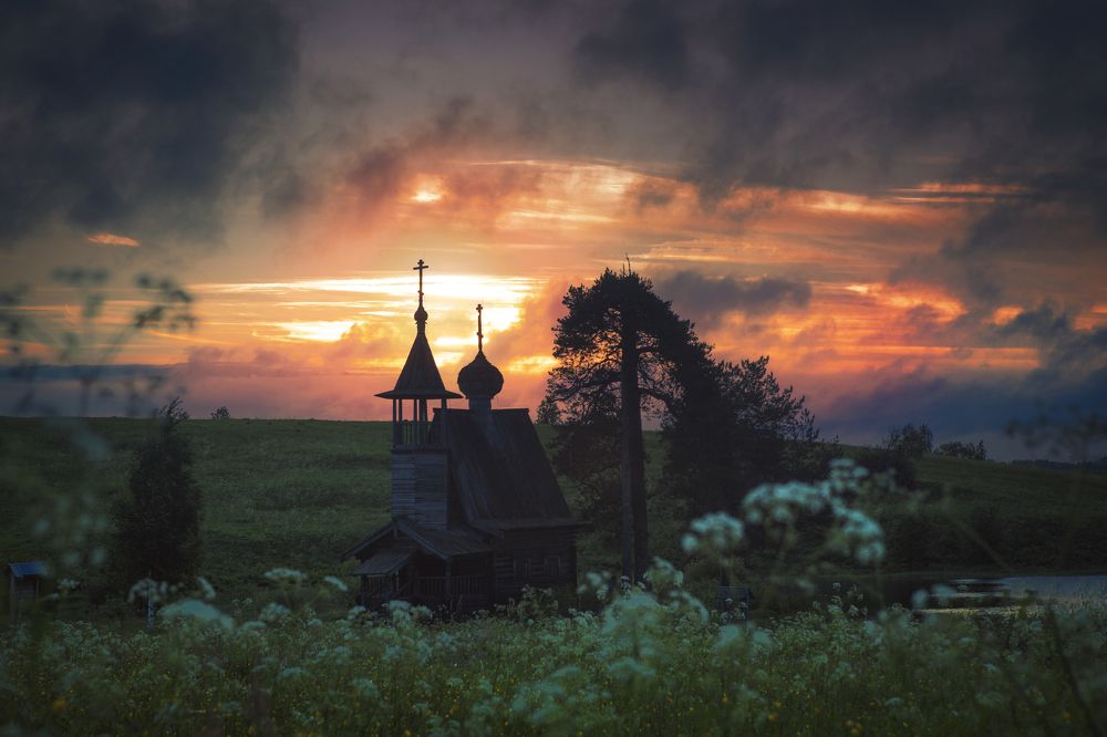 На рассвете