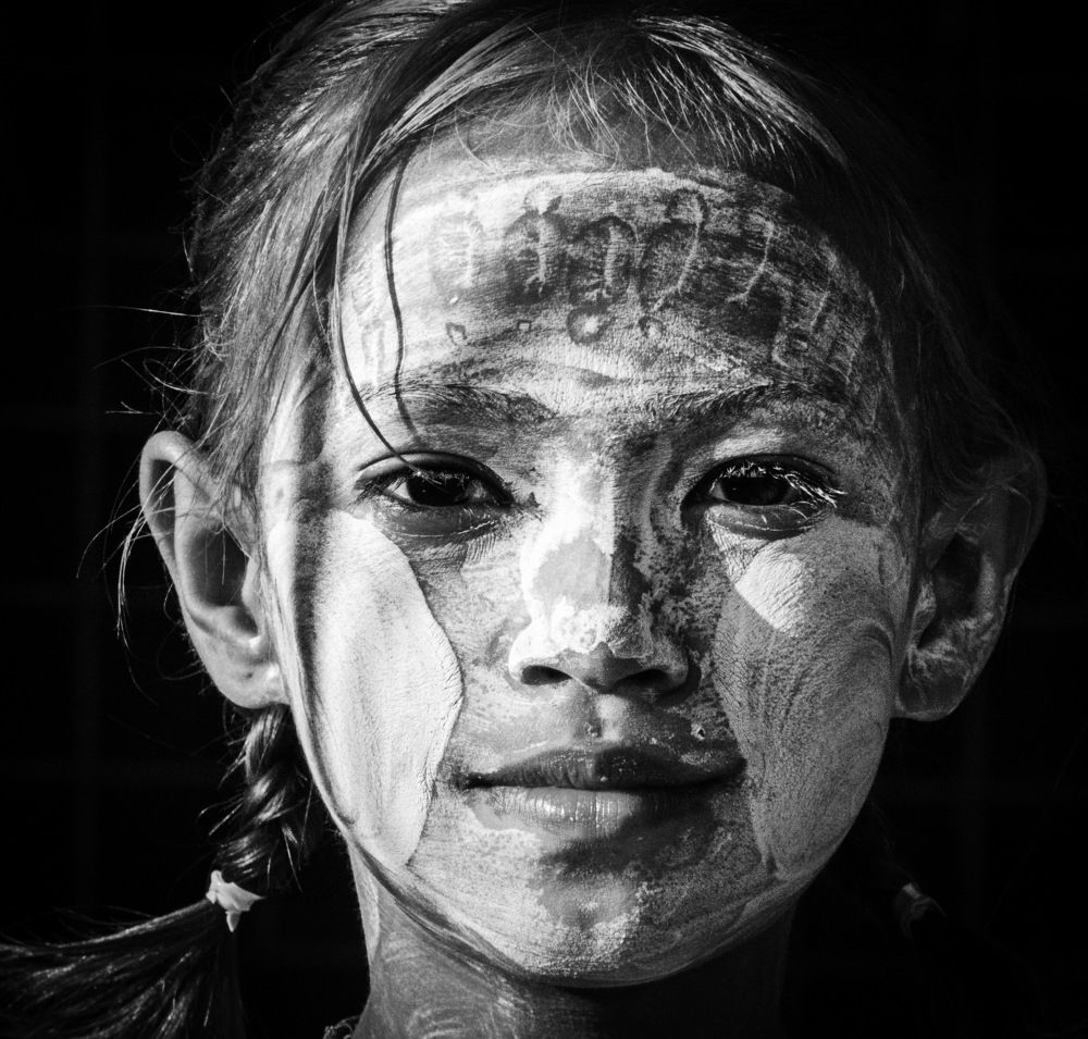 Burmese girl portrait