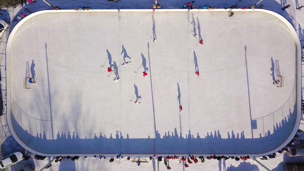 Хоккей в деревне