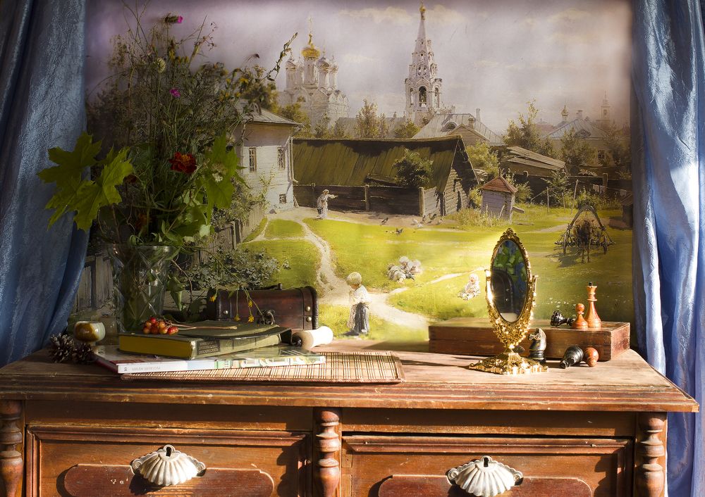 Вид на московский дворик