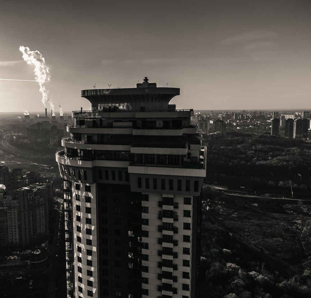 Черно-белая Москва