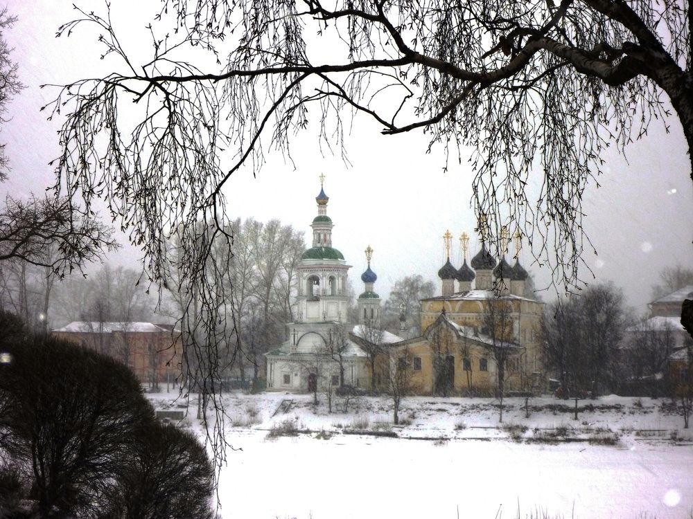 Вологда. Снегопад.