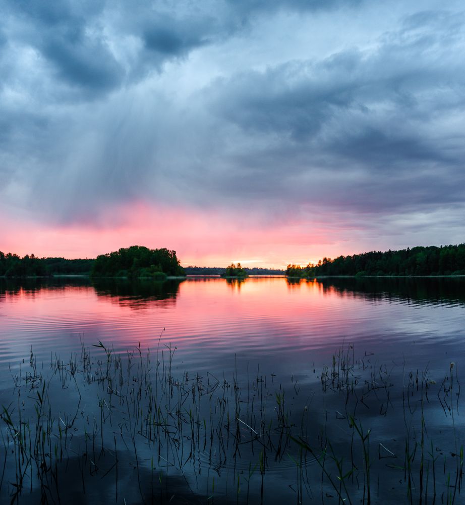 Ладожский белоночный закат