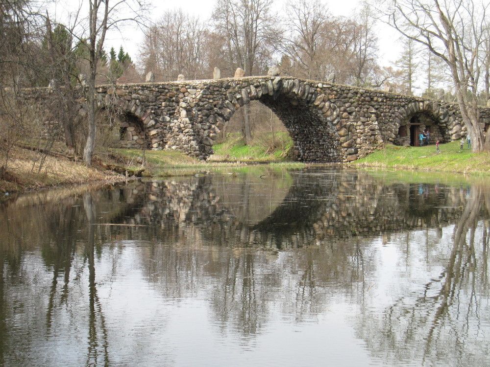 Мост в архитектурно-этнографическом музее "Василёво" (Торжокский район)