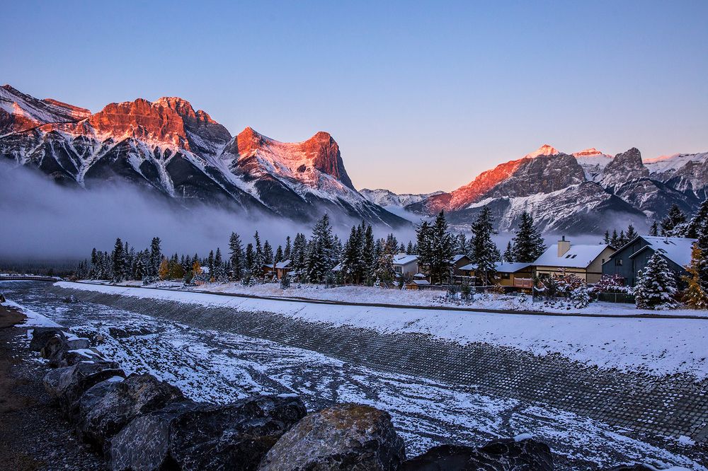 Sunrise at Canmore, Calgary, Alberta Oct 2017