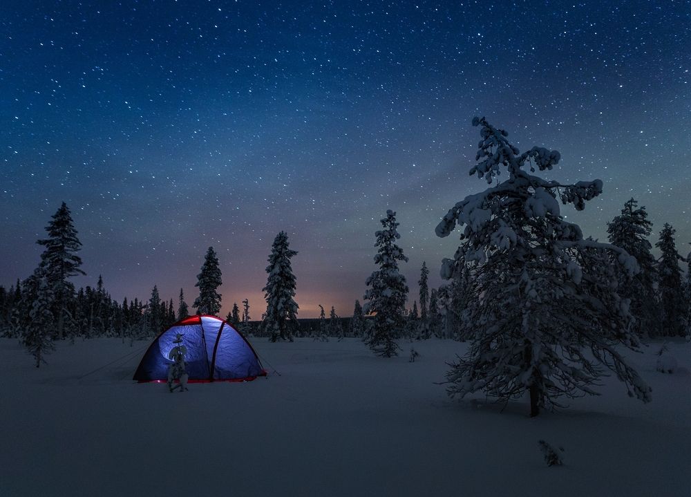 Ночь в Лапландии