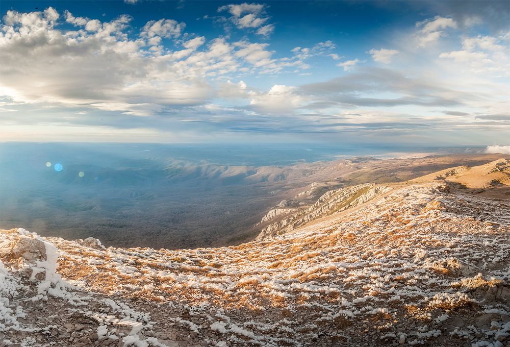 Морозный закат