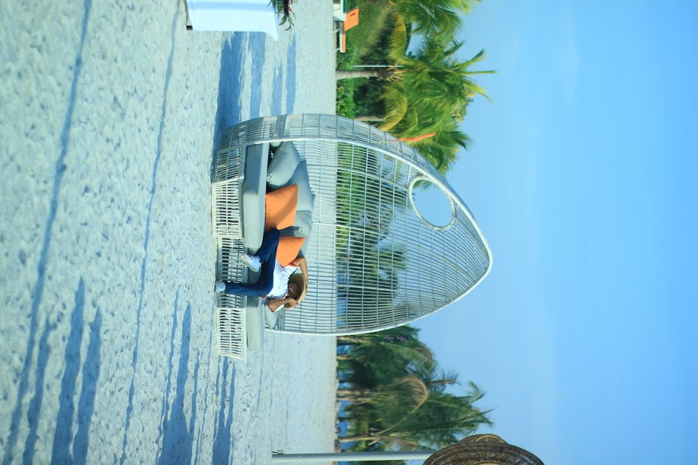 Rest from activity in Beach