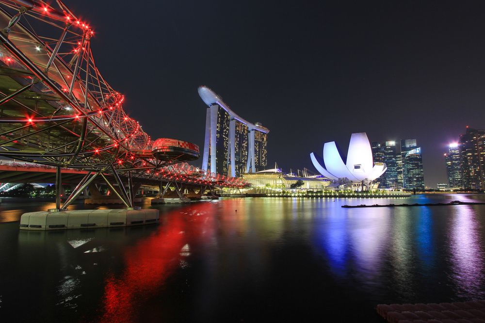 A night in Marina Bay, Singapore
