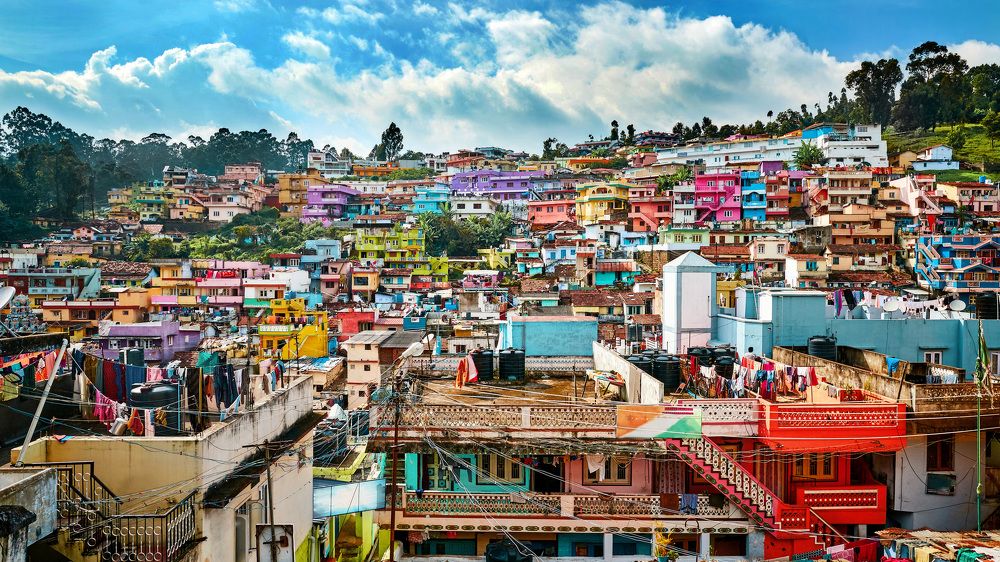 Разноцветная деревня