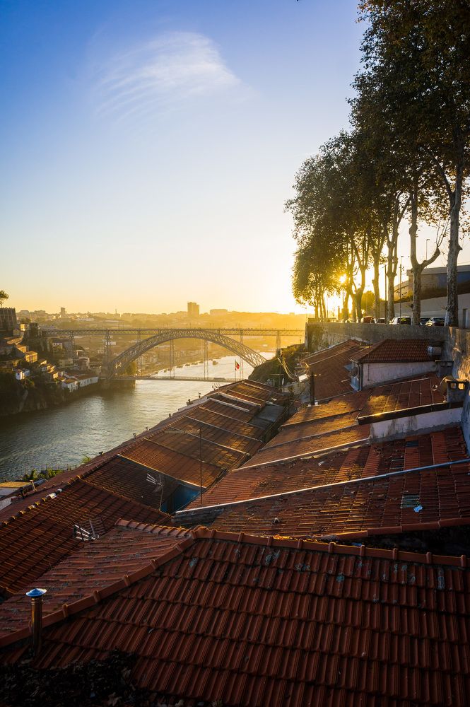 Sunset in Porto
