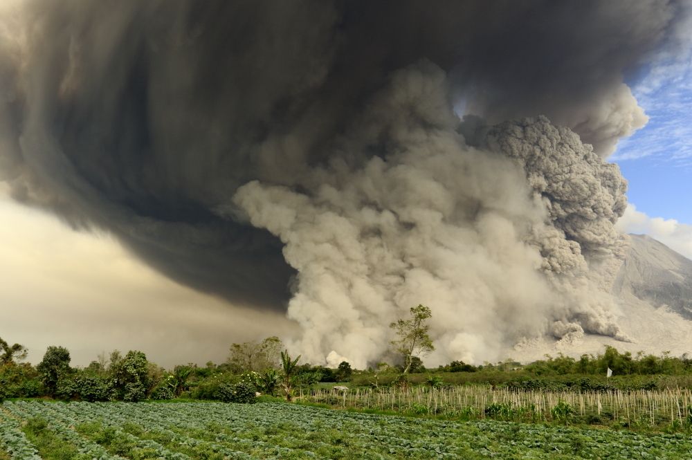 Sinabung volcano