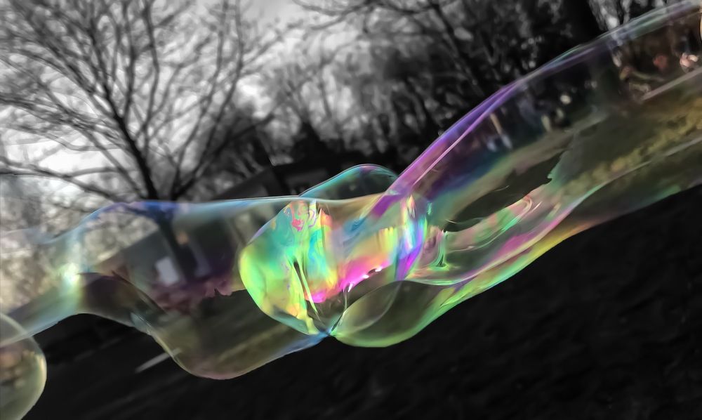 Bubbles colorful art