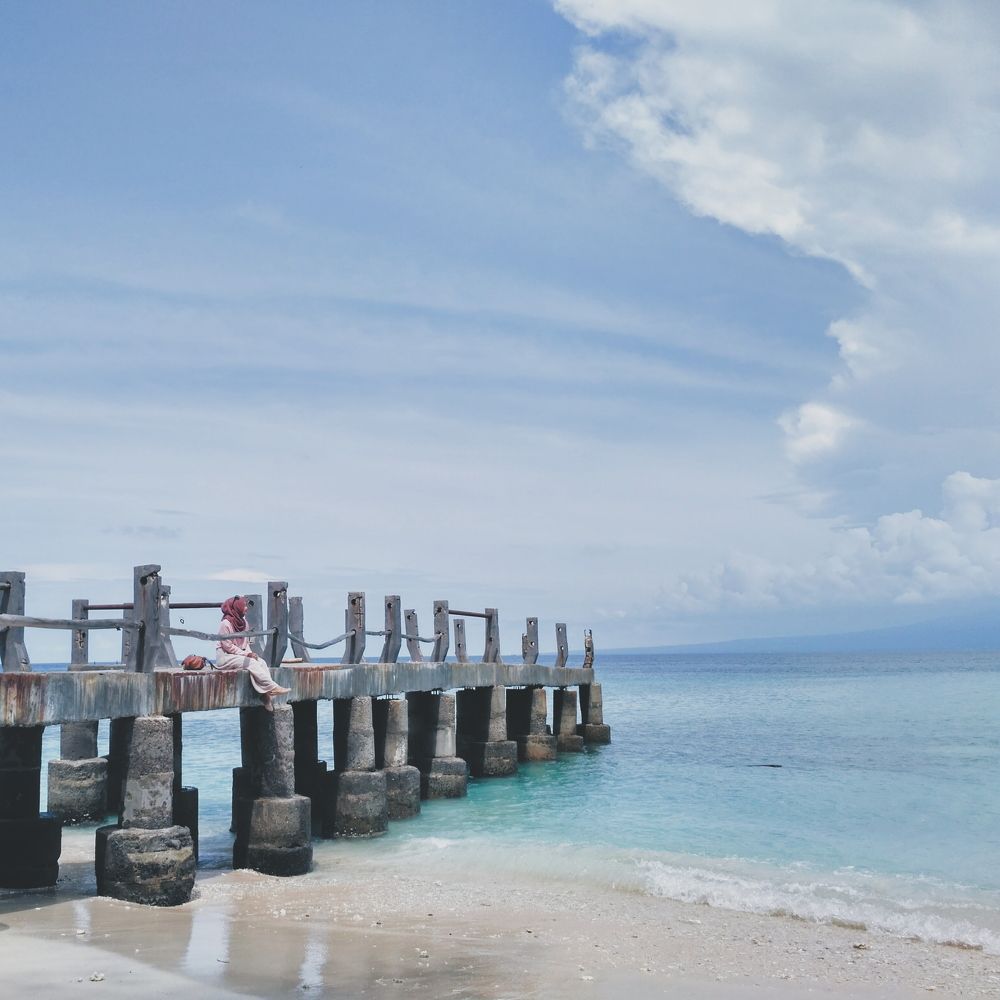 vastness of sky and sea