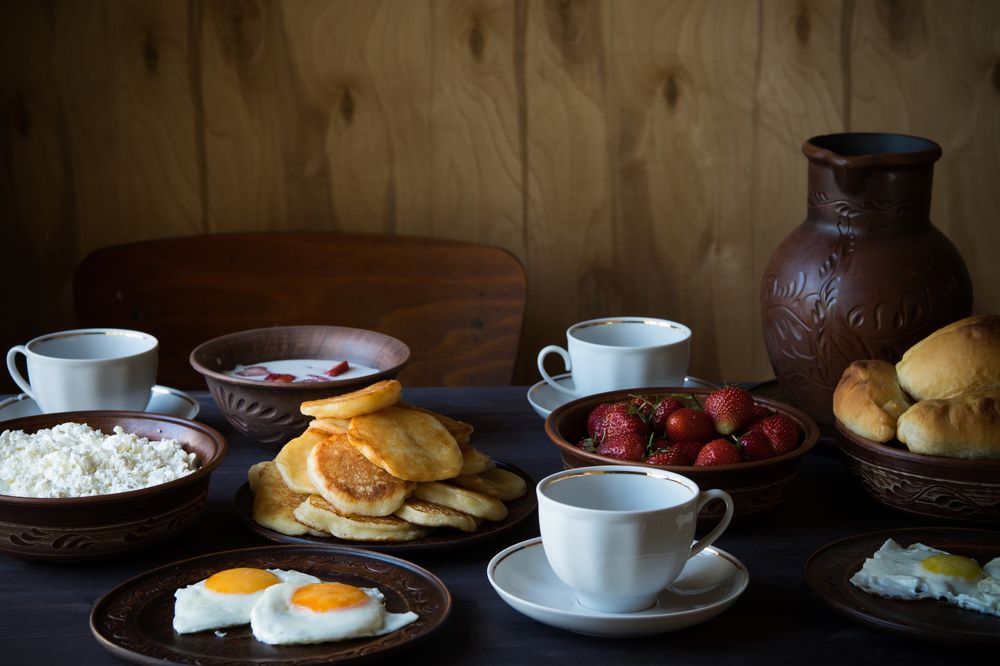 Завтрак в деревне