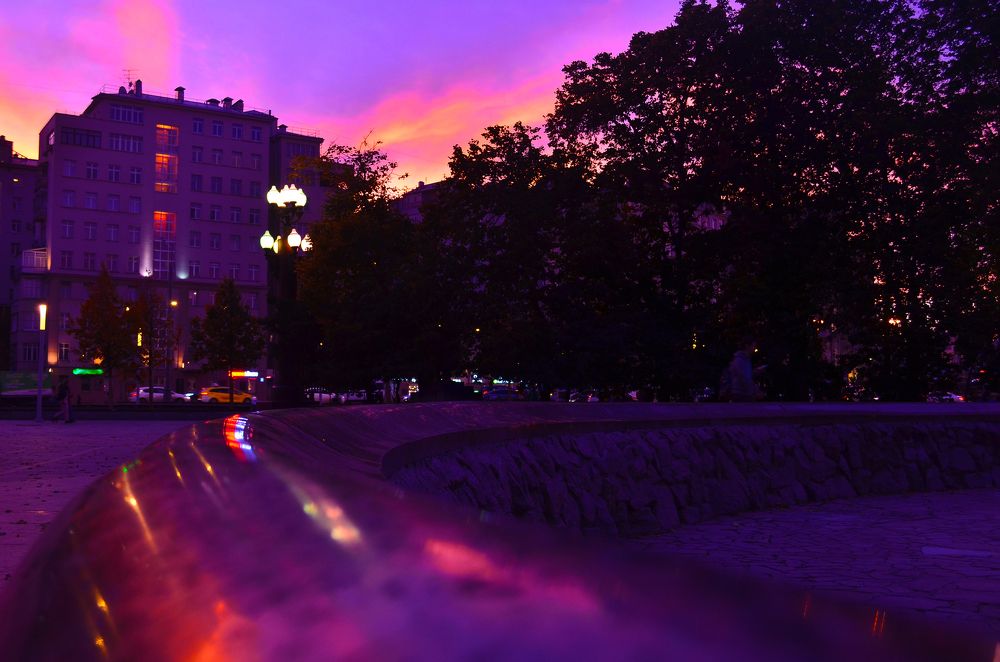 Moscow summer evening