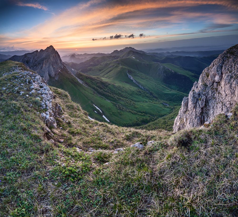 закат с ачешбоков