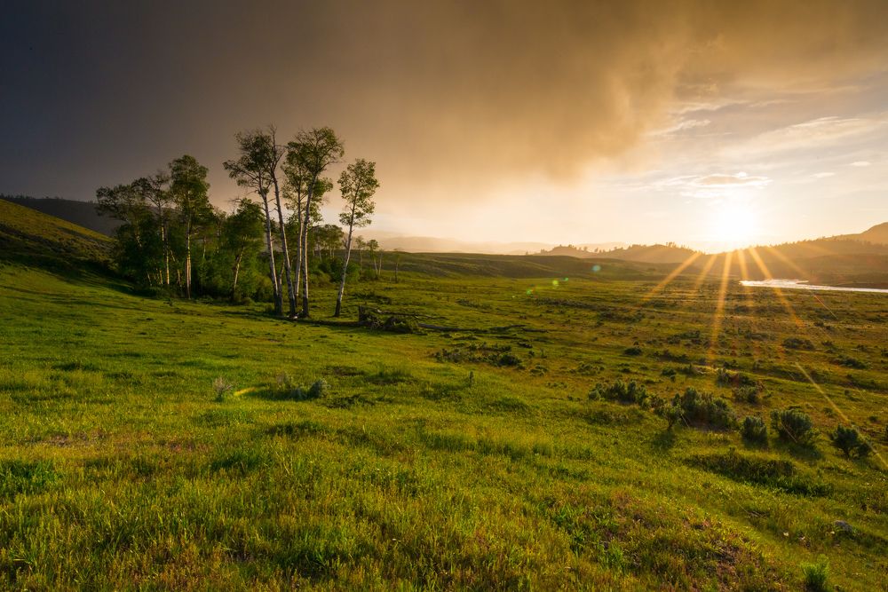 Гроза и солнце...