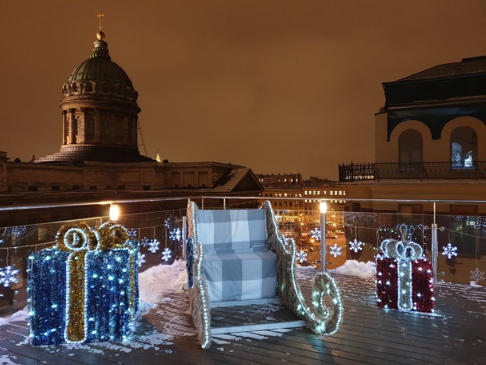 Казанский собор с обратной стороны