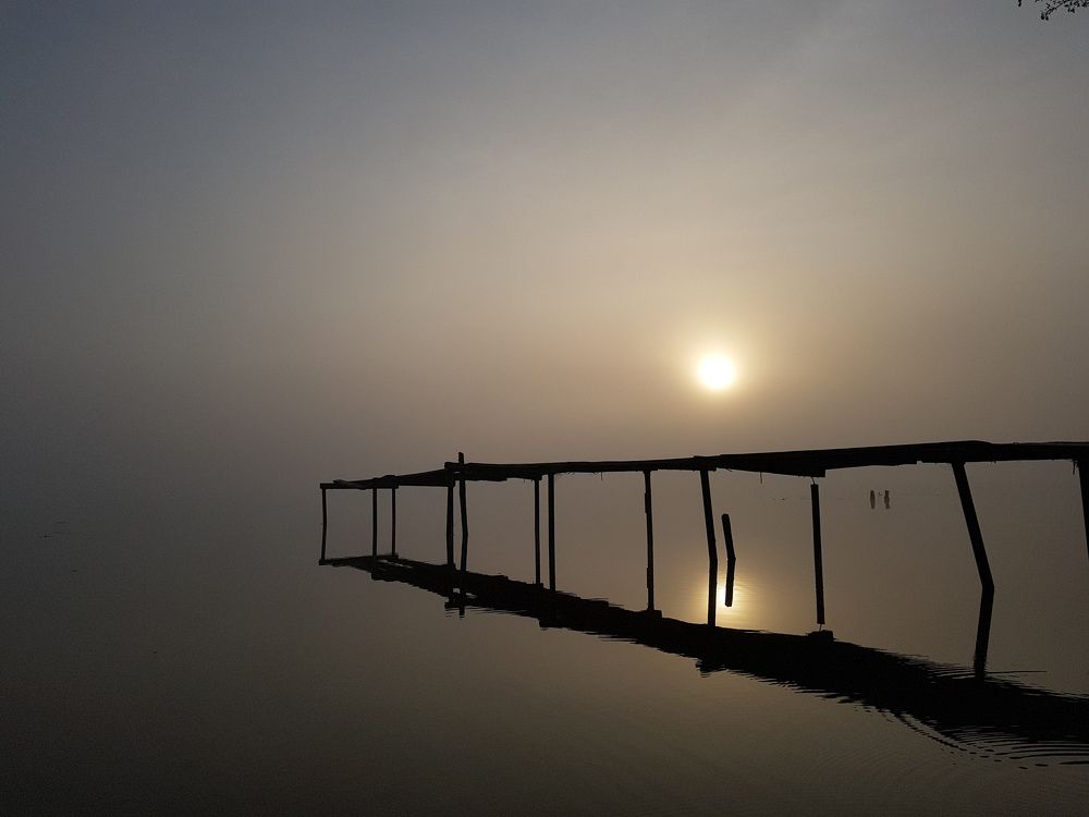 Рассвет на озере Велье