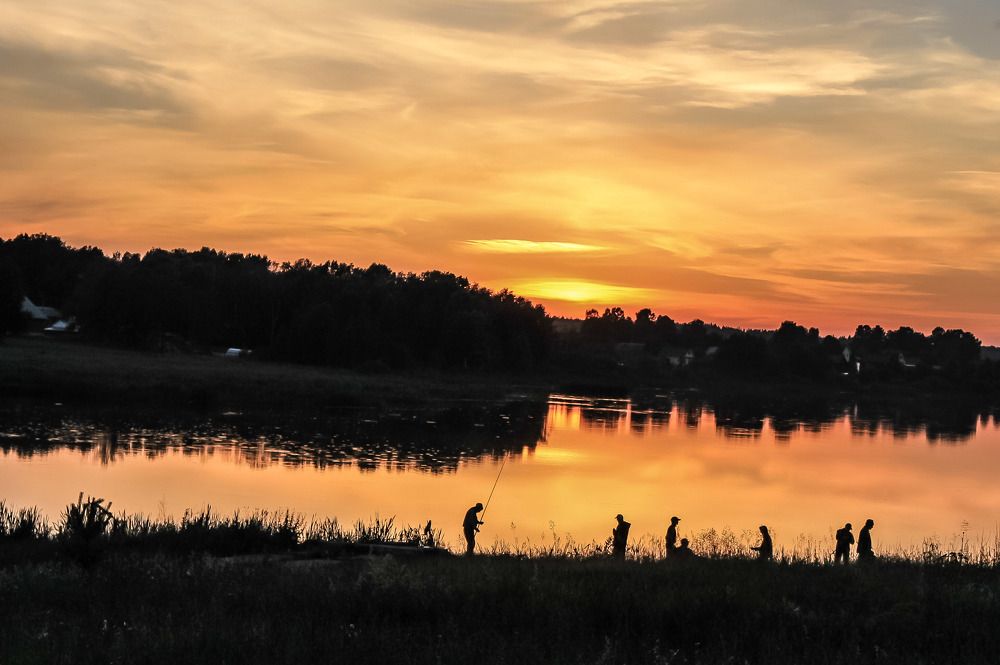 вечерняя рыбалка