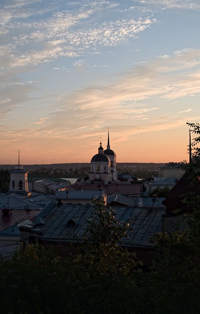 Вечер в городе
