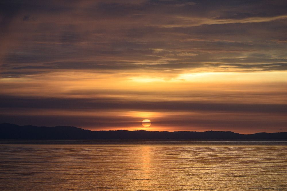 Sunset at Morotai, North Maluku..