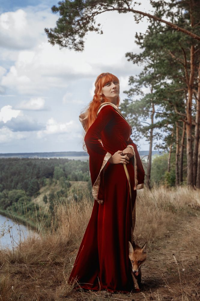 Дама с лисой