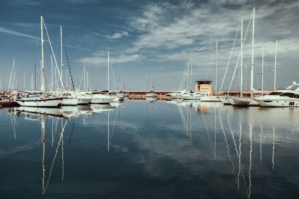Утро в итальянской марине