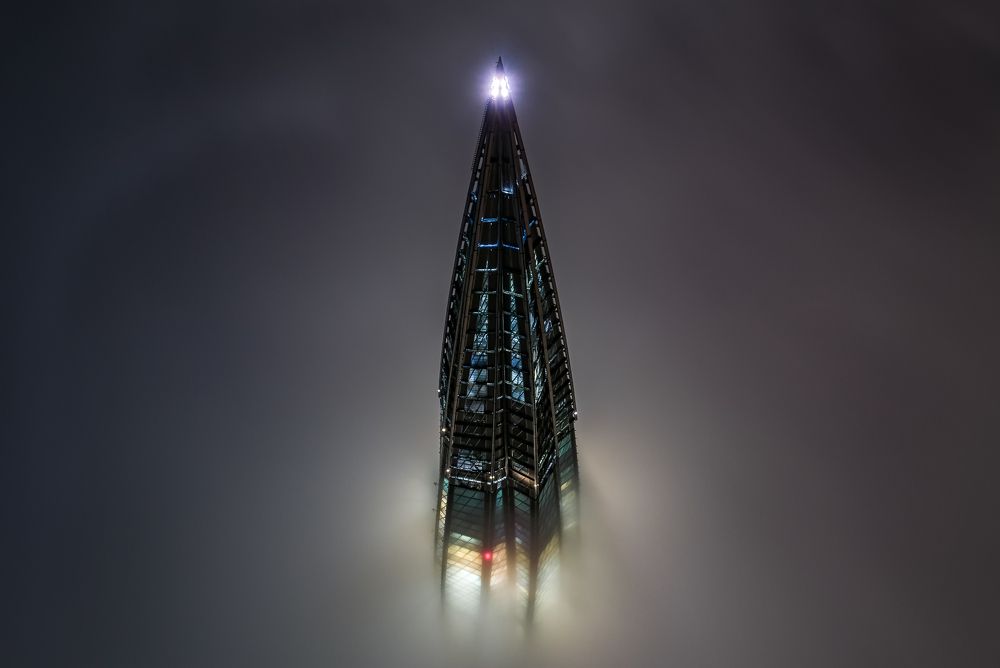 Лахта Центр в тумане