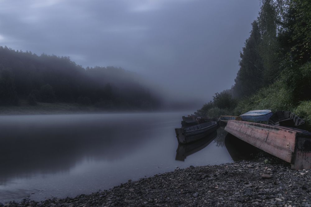 Чусовая в тумане