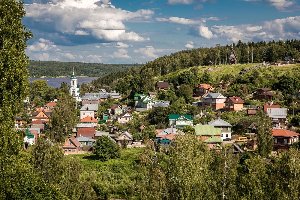 Плёс летним днём