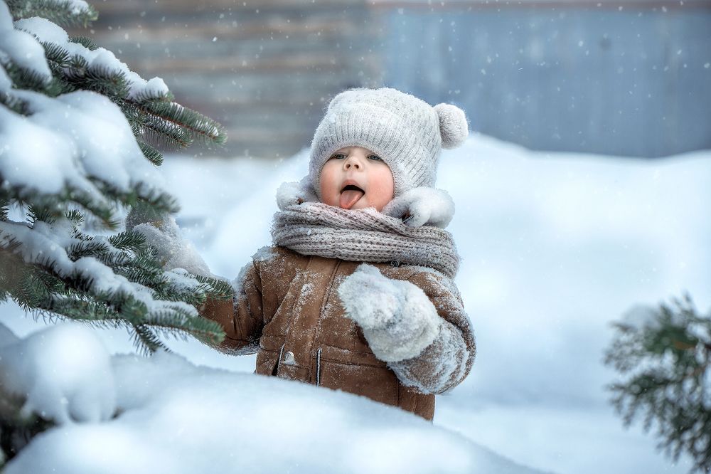 Поймать снежинку