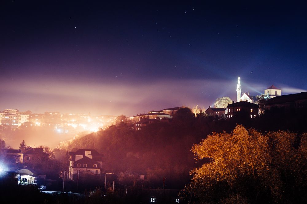 Каменец-Подольский ночью