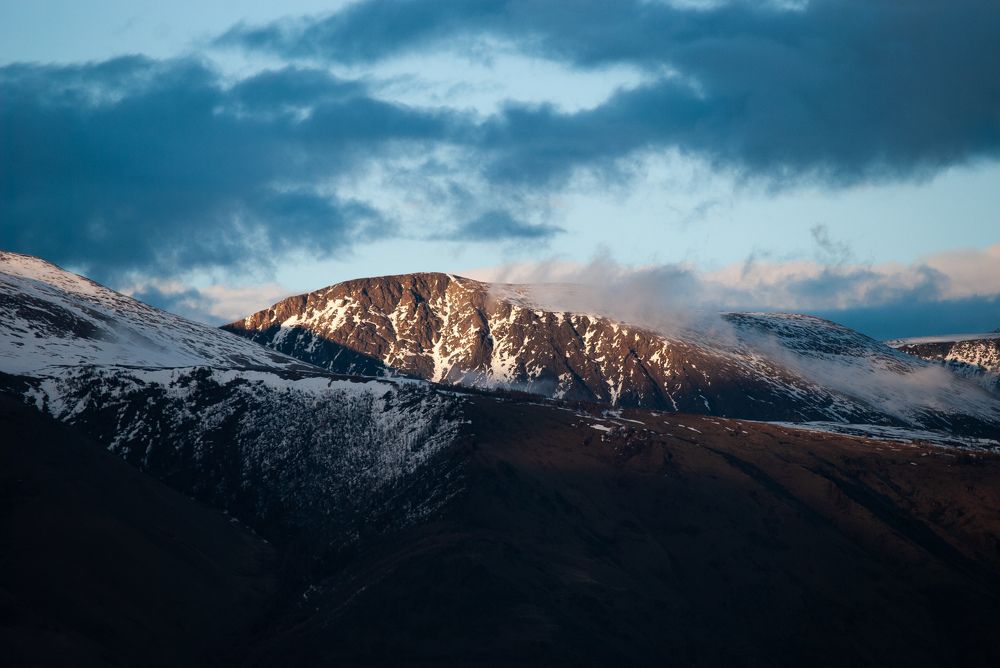 Алтай поздним вечером