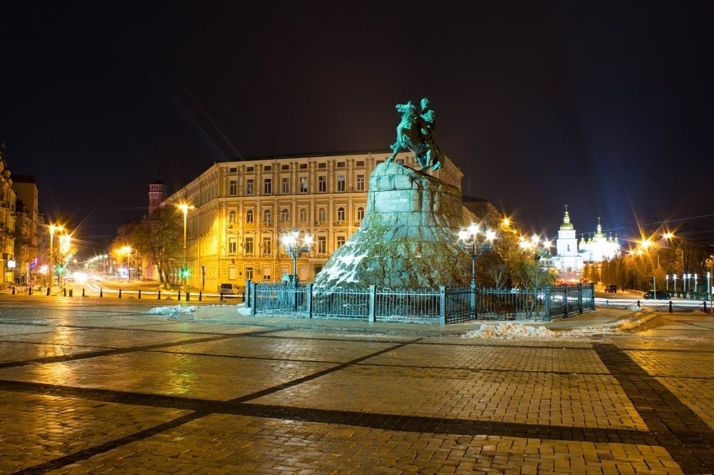 Nighttime Kiev