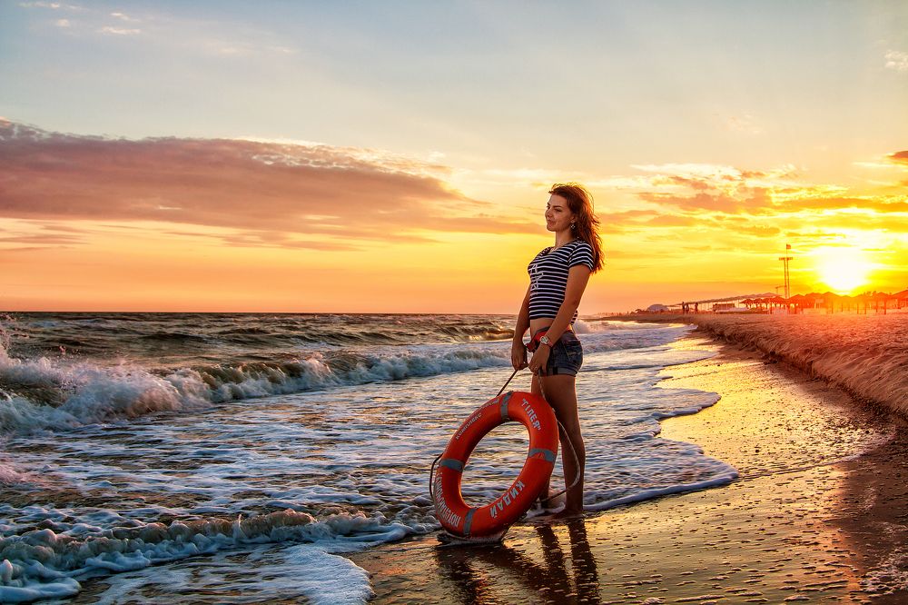 На закате дня...