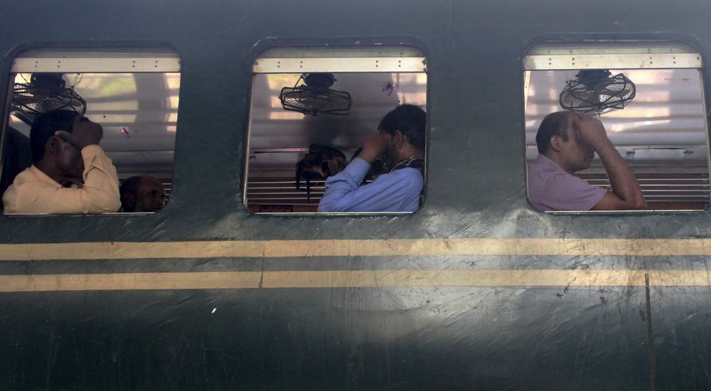 Passing Time in Train