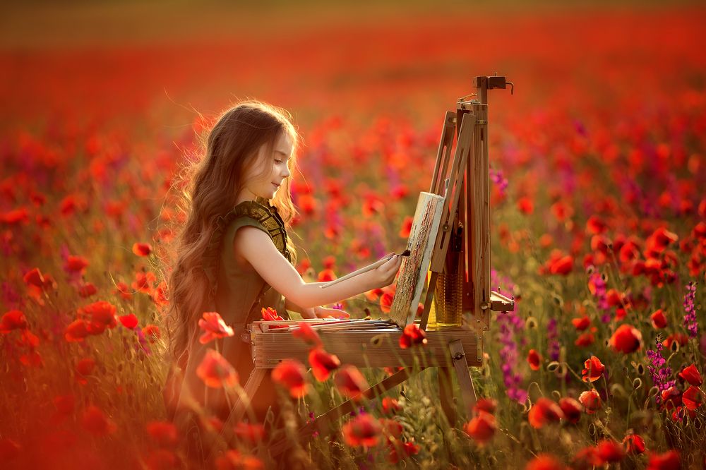 Юная художница