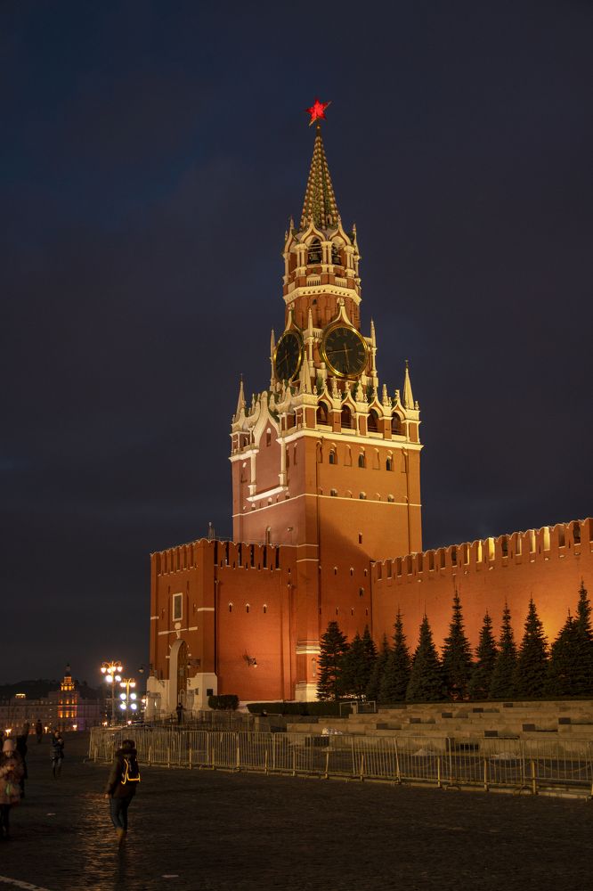 Спасская башня Московского Кремля