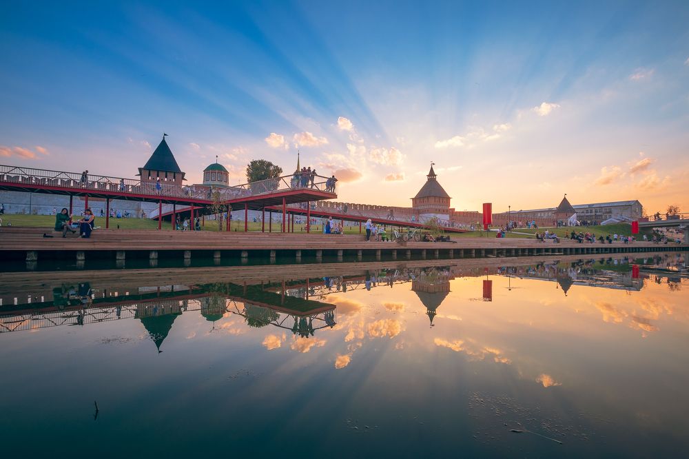 Вечер на новой набережной