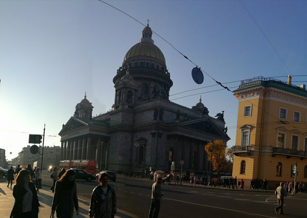 Вид на Исаакий