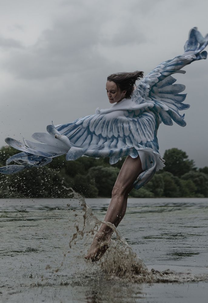 Парящая над волнами