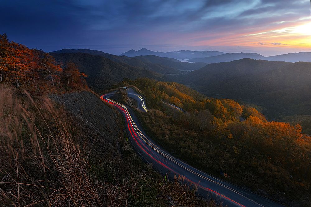 Evening near Hibara lake