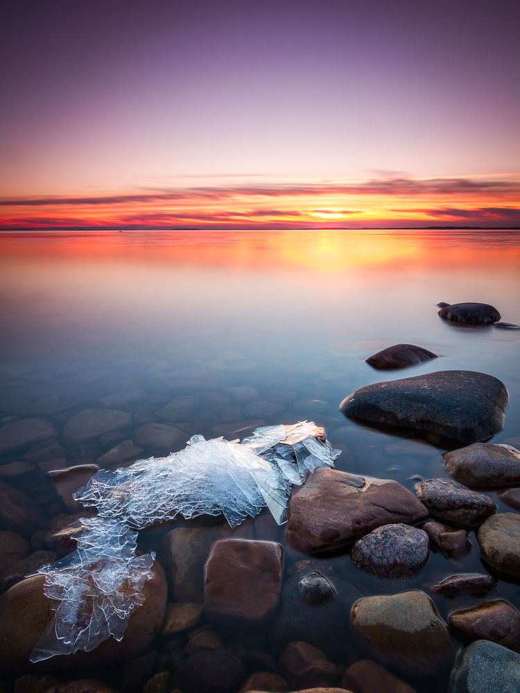 the last traces of winter