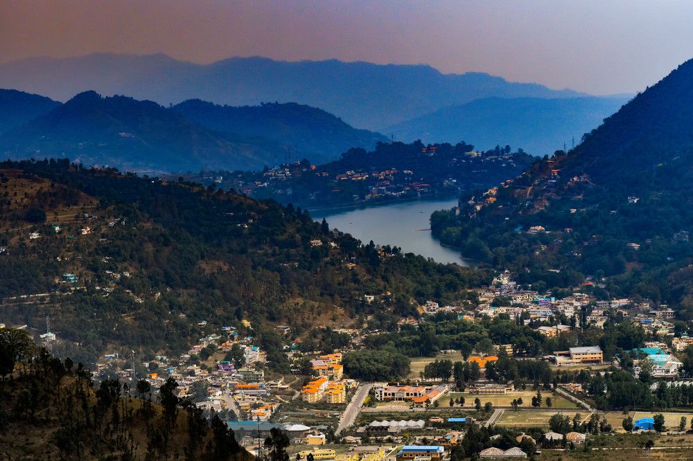 An awstruck view in Nainital,India