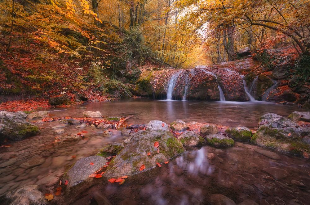 Осень в ущелье Хапхал