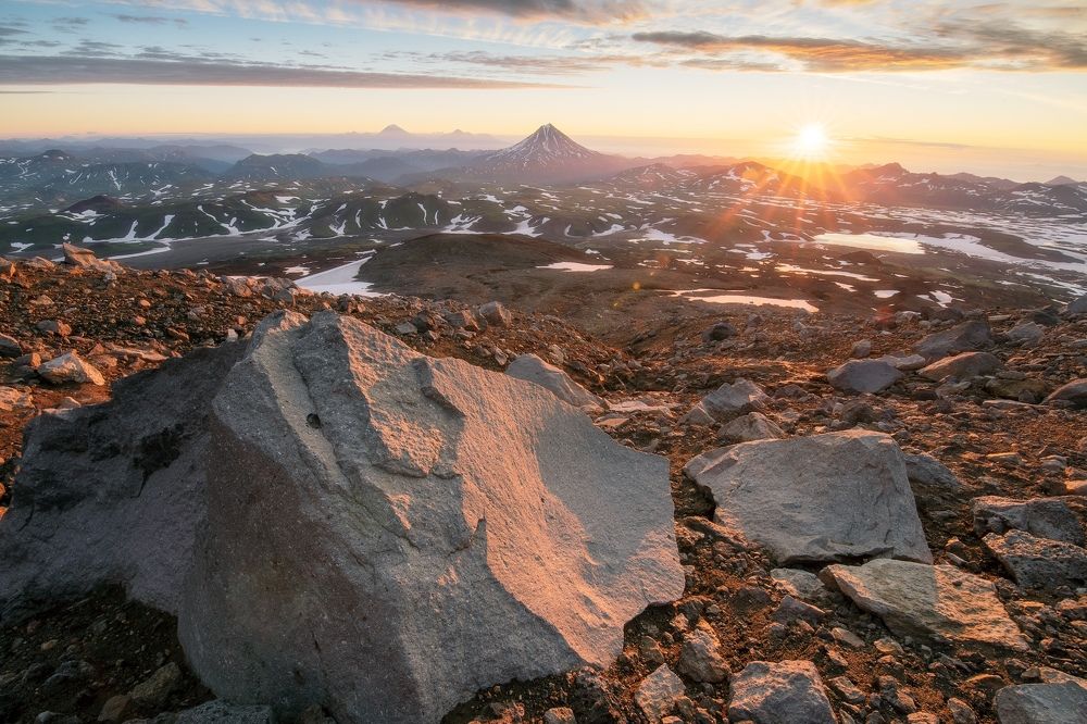 Рассвет на вулкане